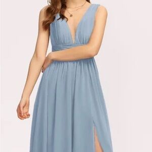 Dusty Blue Bridesmaid Dress